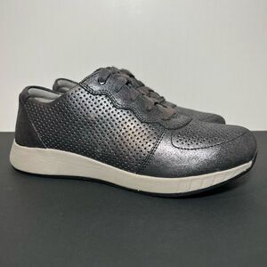 Womens DANSKO Christina Metallic Silver Casual Shoes / Size 6.5-7 / EU 37